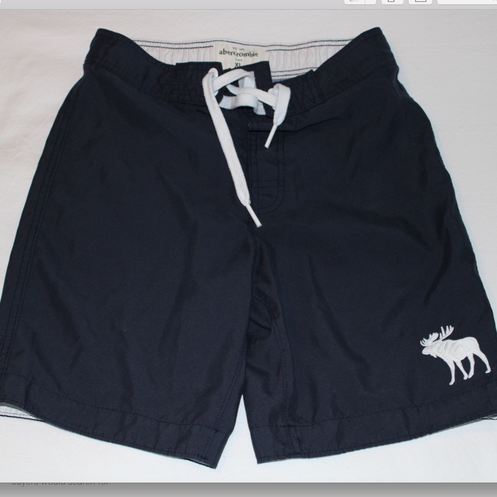 Abercrombie Dark Blue Kids XL Bathing Suit